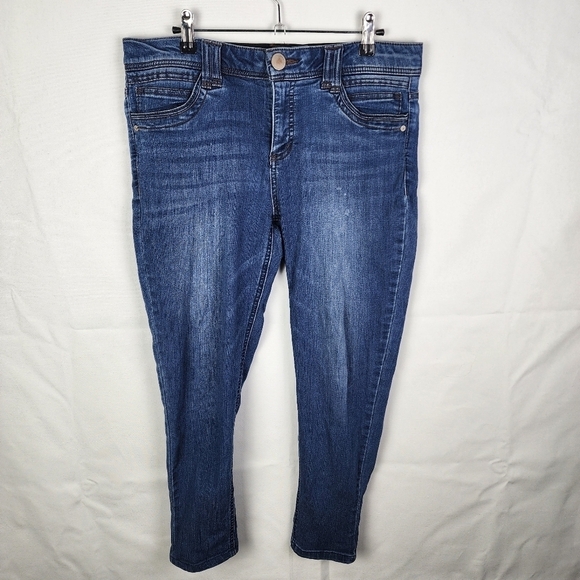 Democracy "Ab"technology Medium Wash Skinny Jeans SIZE 10 - Picture 1 of 7